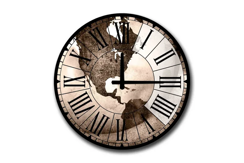 Vægdekoration MDF Ur, undefined