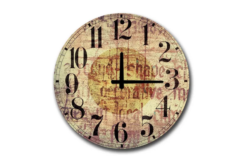 Vægdekoration MDF Ur, undefined