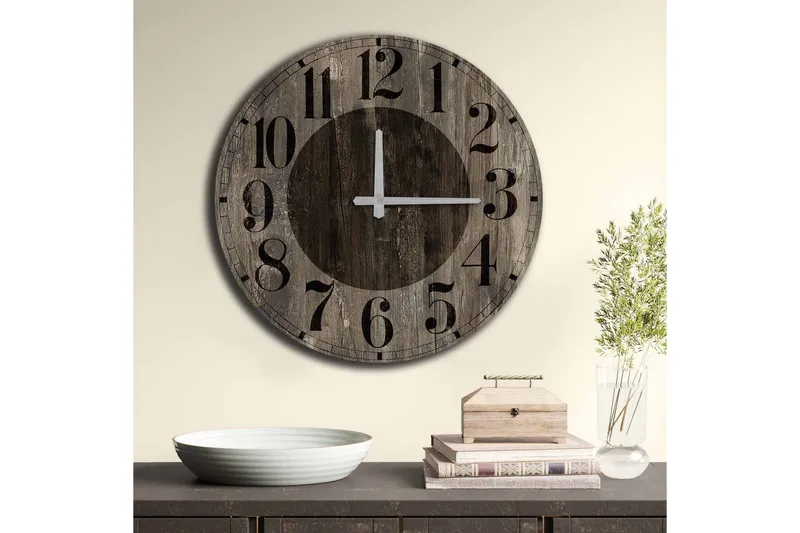 Vægdekoration MDF Ur - Boligtilbehør - Vægdekoration - Vægure & Ure