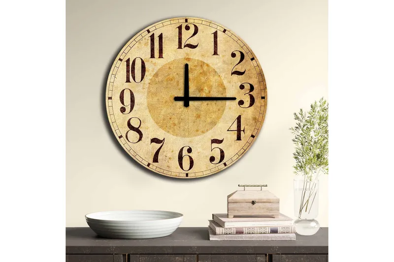 Vægdekoration MDF Ur - Boligtilbehør - Vægdekoration - Vægure & Ure