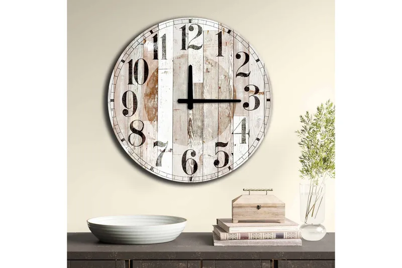 Vægdekoration MDF Ur - Boligtilbehør - Vægdekoration - Vægure & Ure