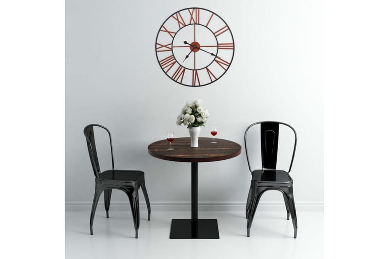 Vægur 58 Cm Metal Rød - Rød - Boligtilbehør - Vægdekoration - Vægure & Ure