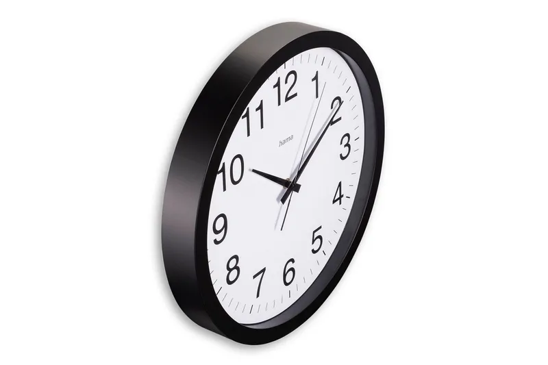 Vægur Hama Aruba 40 cm - Sort - Boligtilbehør - Vægdekoration - Vægure & Ure