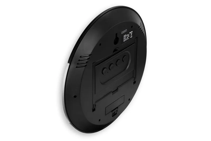 Vægur Hama Ischia med Radio Sort/Sølv - Sort - Boligtilbehør - Vægdekoration - Vægure & Ure