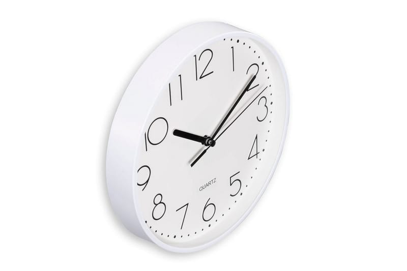 Vægur Hama Salina 22 cm - Hvid - Boligtilbehør - Vægdekoration - Vægure & Ure