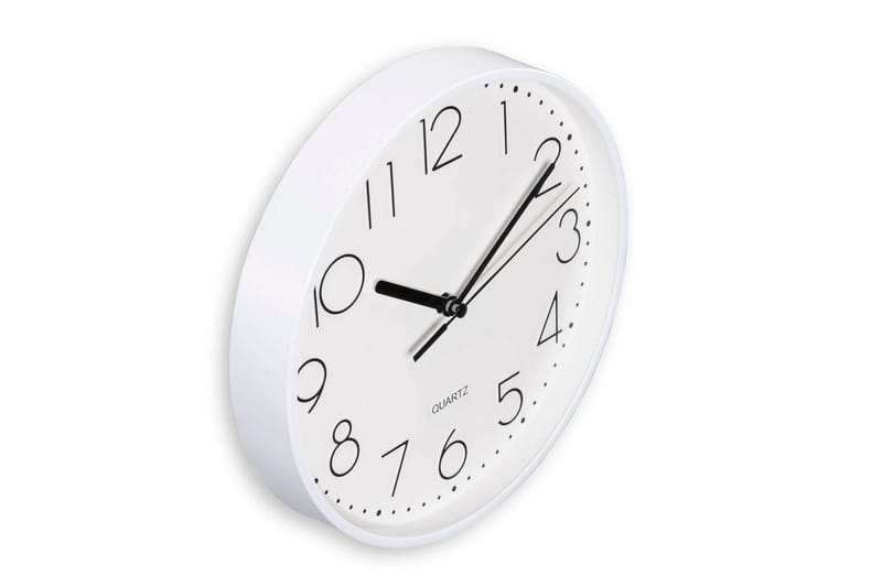 Vægur Hama Salina 22 cm - Hvid - Boligtilbehør - Vægdekoration - Vægure & Ure