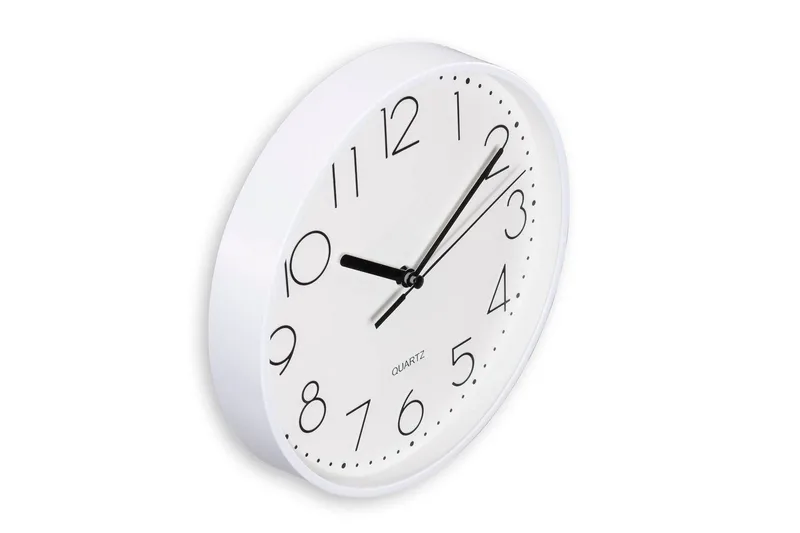 Vægur Hama Salina 22 cm - Hvid - Boligtilbehør - Vægdekoration - Vægure & Ure