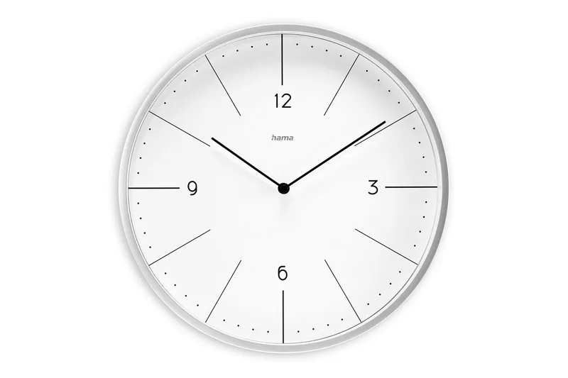Vægur Hama Sardinia 30 cm Grå, Hvid