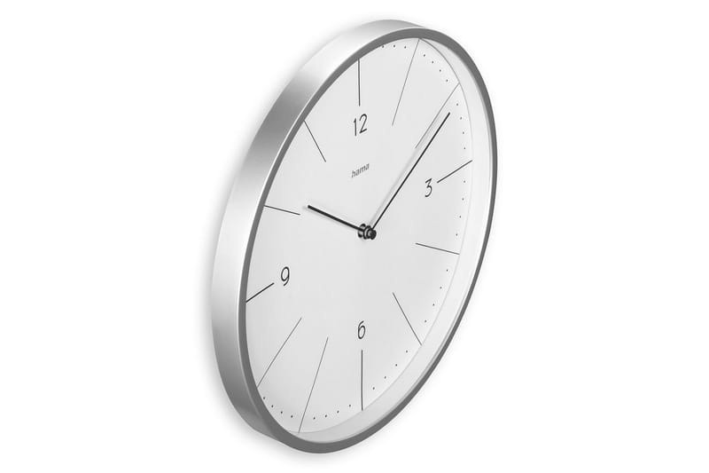 Vægur Hama Sardinia 30 cm Grå - Hvid - Boligtilbehør - Vægdekoration - Vægure & Ure