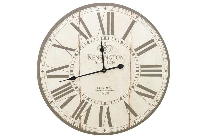 Vægur Vintagestil London 60 cm - Flerfarvet - Boligtilbehør - Vægdekoration - Vægure & Ure
