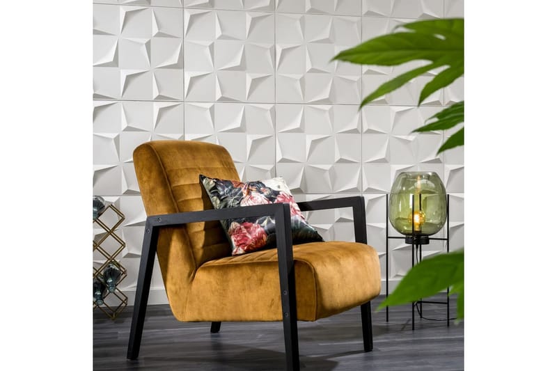 WallArt 3D-vægpaneler 24 stk. GA-WA28 Beau - Hvid - Boligtilbehør - Vægdekoration