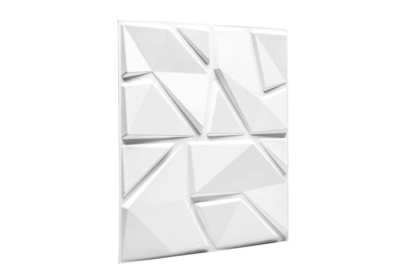 WallArt 3D-vægpaneler 24 stk. Liam GA-WA31 - Hvid - Boligtilbehør - Vægdekoration