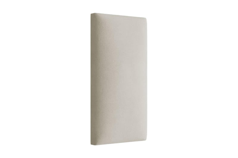 Zaratuz Vægpanel 20x4x40 cm Polstret - Velour/Beige - Vægplader - Vægdekoration