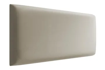 Zaratuz Vægpanel 30x4x60 cm Polstret - Velour/Beige - Boligtilbehør - Vægdekoration