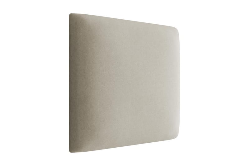 Zaratuz Vægpanel 60x4x60 cm Polstret - Velour/Beige - Vægplader - Vægdekoration