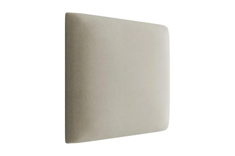 Zaratuz Vægpanel 60x4x60 cm Polstret, Velour/Beige