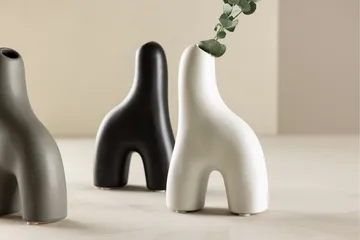 Aya Vase 9,4 cm - Hvid - Boligtilbehør - Vaser