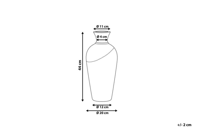 Bona blomstervase 44 cm - Hvid - Vaser - Blomstervase - Dekoration