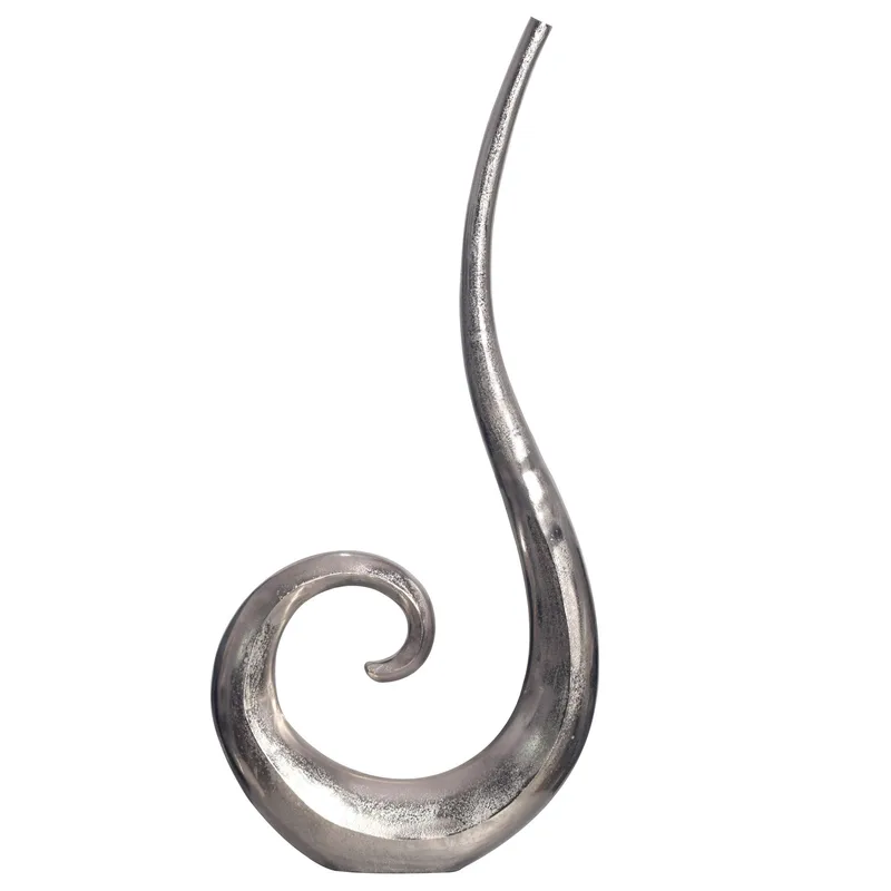 Dalara Vase 100 cm, Sølvfarvet