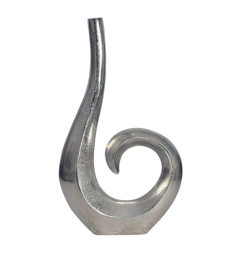 Dalara Vase 47 cm - Sølvfarvet - Boligtilbehør - Vaser