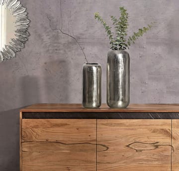 Dalaro Vase 40 cm Sæt med 2 - Sølvfarvet - Boligtilbehør - Vaser - Cylindervase