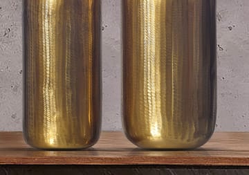Dalaro Vase 40 cm Sæt med 2 - Sort bronze - Boligtilbehør - Vaser - Cylindervase