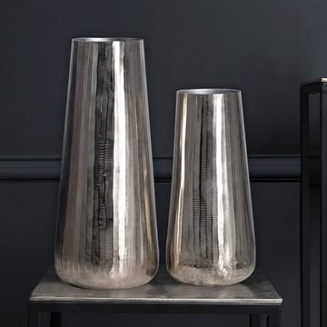 Daleri Vase 45 cm sæt med 2 - Sølvfarvet - Boligtilbehør - Vaser - Cylindervase
