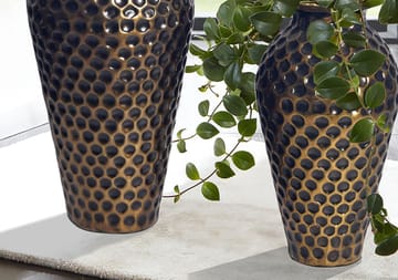 Dalilo Vase 51 cm Sæt med 2 - Antikguld med mørk patina - Boligtilbehør - Vaser