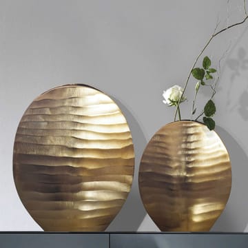 Dalira Vase 31 cm sæt med 2 - Guldfarvet - Boligtilbehør - Vaser