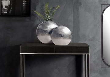 Dalora Vase 34 cm sæt med 2 - Sølvfarvet - Boligtilbehør - Vaser