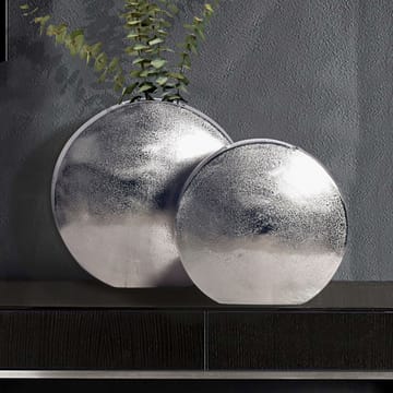 Dalora Vase 34 cm sæt med 2 - Sølvfarvet - Boligtilbehør - Vaser
