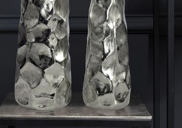 Daluna Vase 49 cm sæt med 2 - Sølvfarvet - Boligtilbehør - Vaser - Cylindervase