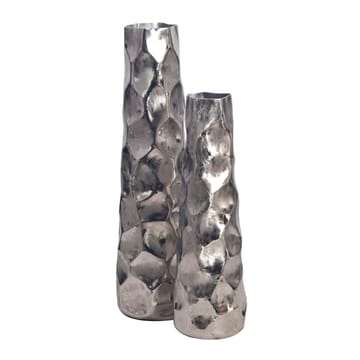 Daluna Vase 49 cm sæt med 2 - Sølvfarvet - Boligtilbehør - Vaser - Cylindervase
