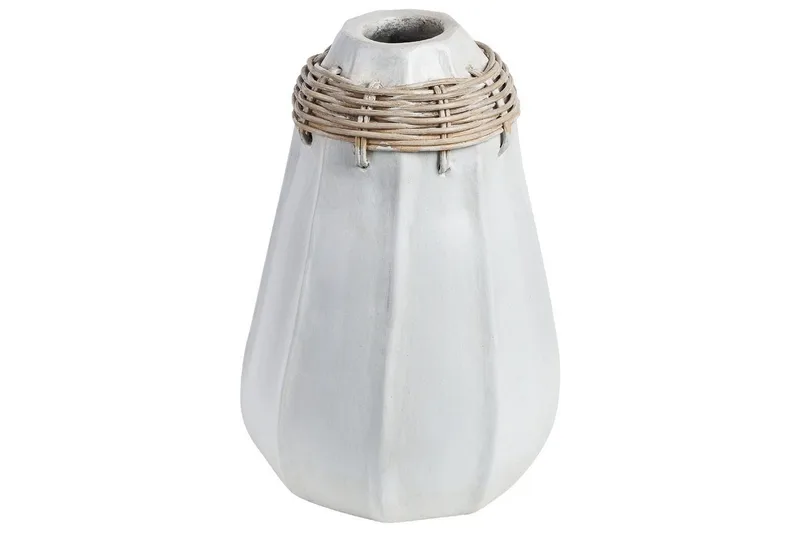 Dekorationsvas Beliani Kampar White||Beige, undefined