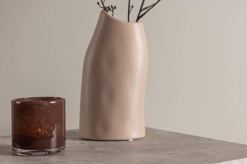 Ernst Vase 9x9 cm - Lys rosa - Boligtilbehør - Vaser