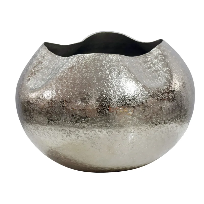 Harvik bordvase 30 cm i aluminium, Sølv