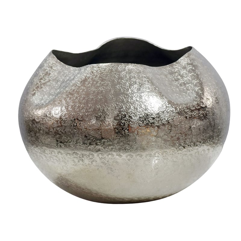 Harvik bordvase 30 cm i aluminium - Sølv - Boligtilbehør - Vaser