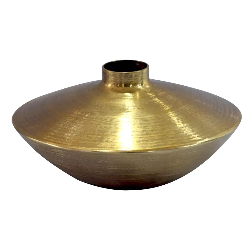 Helin Bordsvase 35 cm i aluminium, Guld