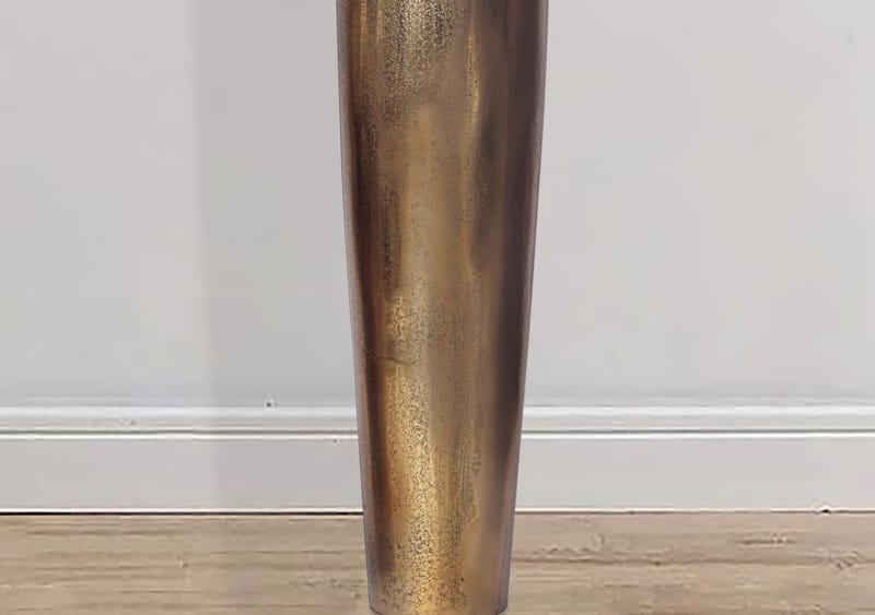 Isloren Vase 100 cm - Guldfarvet - Boligtilbehør - Vaser