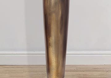 Isloren Vase 75 cm - Guldfarvet - Boligtilbehør - Vaser