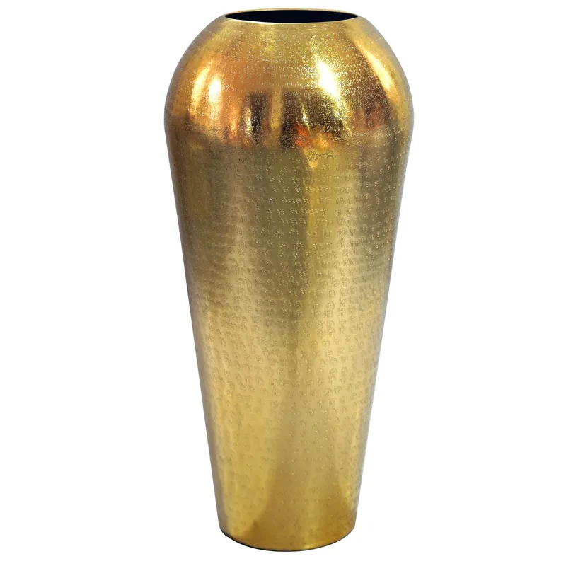 Kelar gulvvase i aluminium, Guld