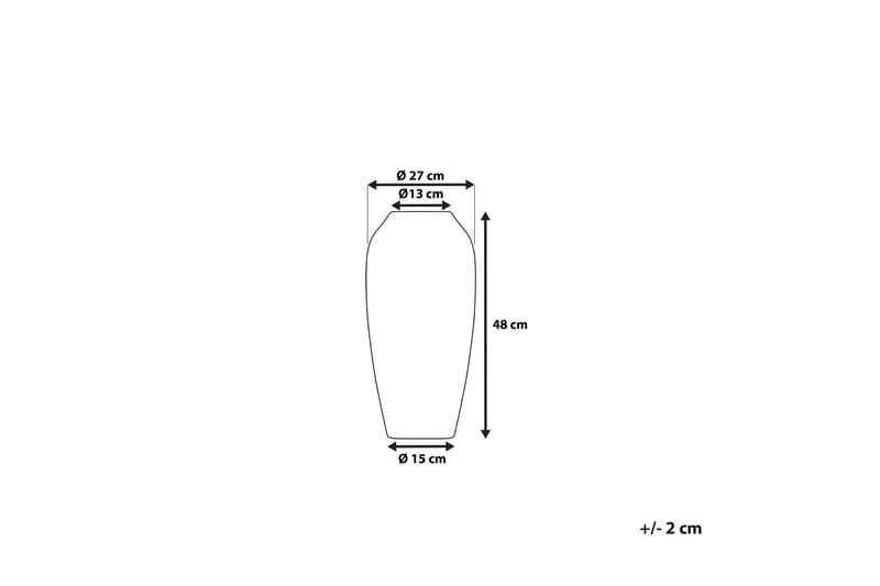 Lorca Vase 27 cm - Grå - Vaser - Blomstervase - Dekoration