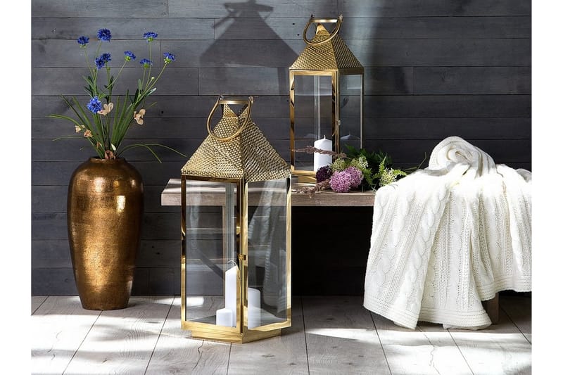 Lorca Vase 27 cm - Guld - Boligtilbehør - Vaser