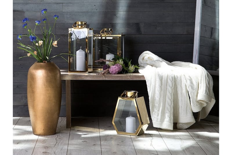 Lorca Vase 27 cm - Guld - Boligtilbehør - Vaser