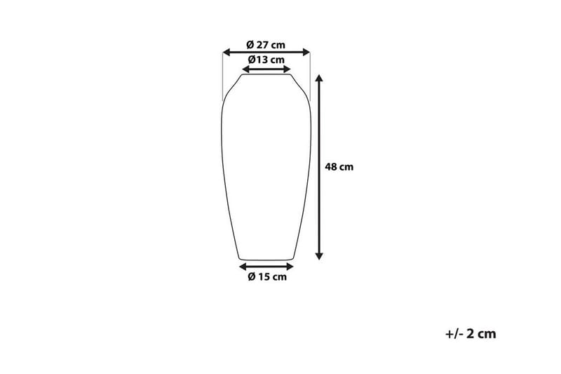 Lorca Vase 27 cm - Sølv - Boligtilbehør - Vaser