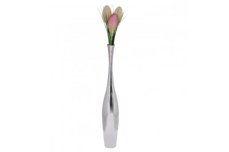 Vase Wohnling poleret aluminium støbt, moderne stil 75 cm, 75 cm