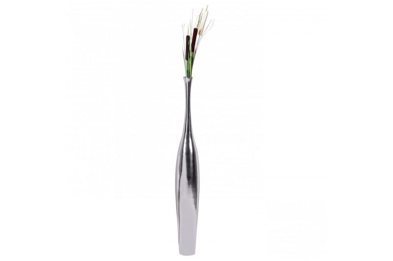 Vase Wohnling poleret aluminium støbt, moderne stil 100 cm - 100 cm - Boligtilbehør - Vaser