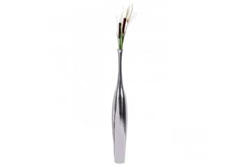 Vase Wohnling poleret aluminium støbt, moderne stil 100 cm - 100 cm - Boligtilbehør - Vaser