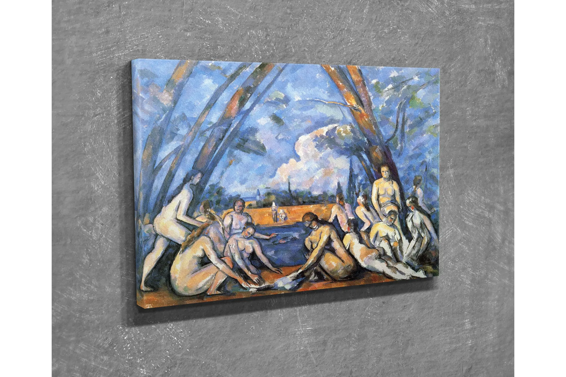 lille-l-rredstryk-40x30-cm-gruppe-af-n-gne-mennesker-ved-en-vandkant