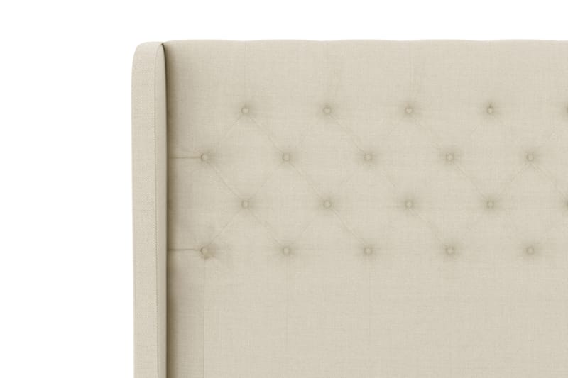 Select sengegavl 140 cm med sider - Beige - Sengegavle